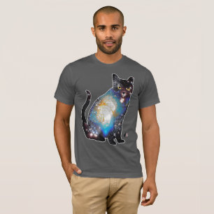 Camiseta Gato Espacio Cosmos