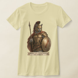 Camiseta Gato Espartano Azul Ruso