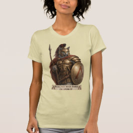 Camiseta Gato Espartano Azul Ruso