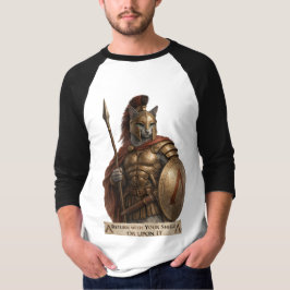 Camiseta Gato Espartano Azul Ruso
