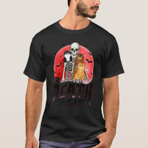 Camiseta Gato Esqueleto Hasta que la Muerte nos Separe