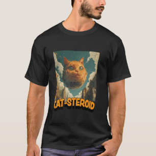 Camiseta Gato Esteroide - Gatos como un Asteroide - Ilustra