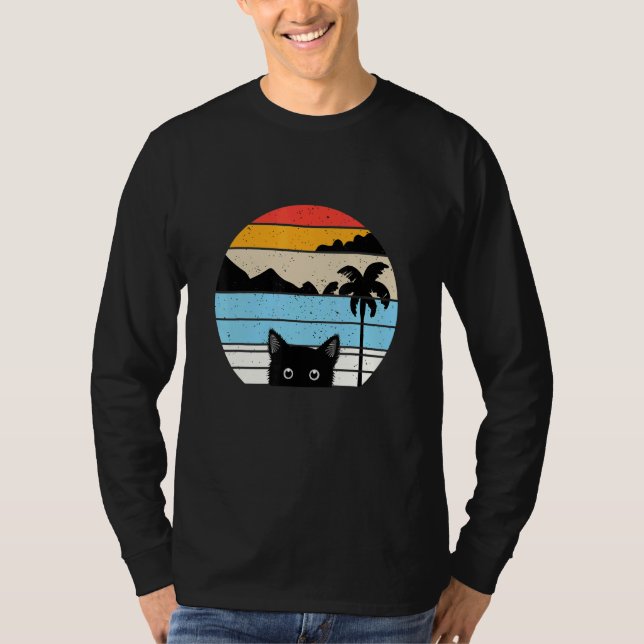 Camiseta Gato Estilo Retro Animal 5 (Anverso)