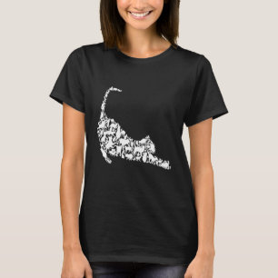Camiseta Gato Estirándose Gráfico Entusiasta de Gatos Para