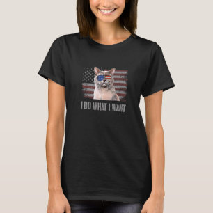 Camiseta Gato Europeo Birmano Yo Hago Lo Que Quiero Retro U