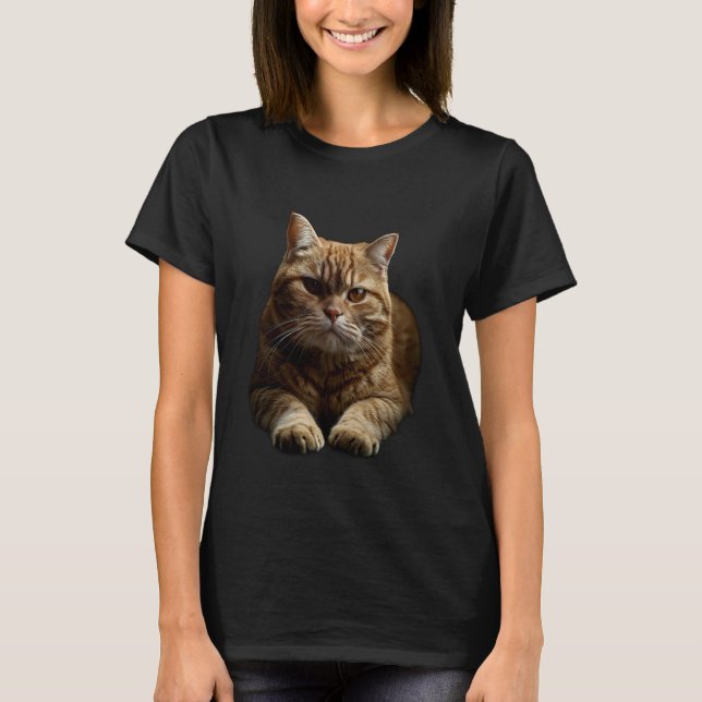 Camiseta Gato europeo de pelo corto (Anverso)
