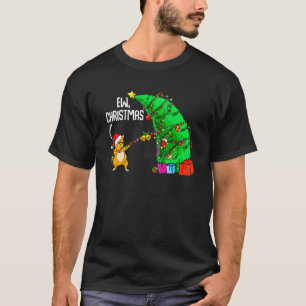 Camiseta Gato Ew Navidad  Gatos Sarcástico Anti Navidad Gat