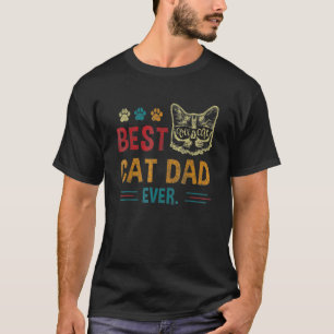 Camiseta Gato exótico de pelo corto Papá de gato vintage me