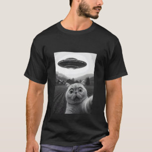 Camiseta Gato Exótico Selfie Divertido Arte de Meme de Abdu