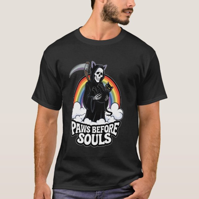 Camiseta Gato Extraño Accesorios Weirdcore Ropa Gato Negro (Anverso)