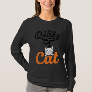Camiseta Gato extravagante grabado vintage diseño amante de