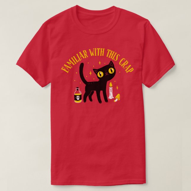 Camiseta Gato Familiar Con Este Basura (Diseño del anverso)