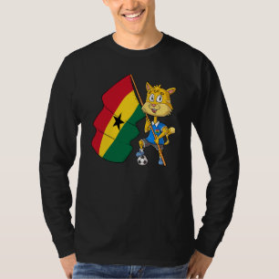 Camiseta Gato Fan de Ghana