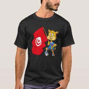 Camiseta Gato fanático de Túnez