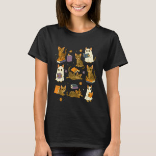 Camiseta Gato Fantasma Doméstico de Pelo Corto Amante de Li