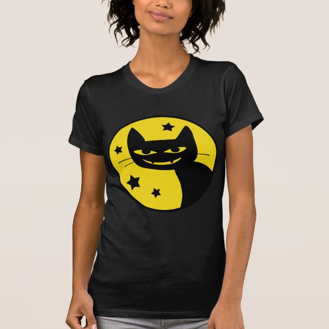 Camiseta Gato fantasmagórico (Anverso)