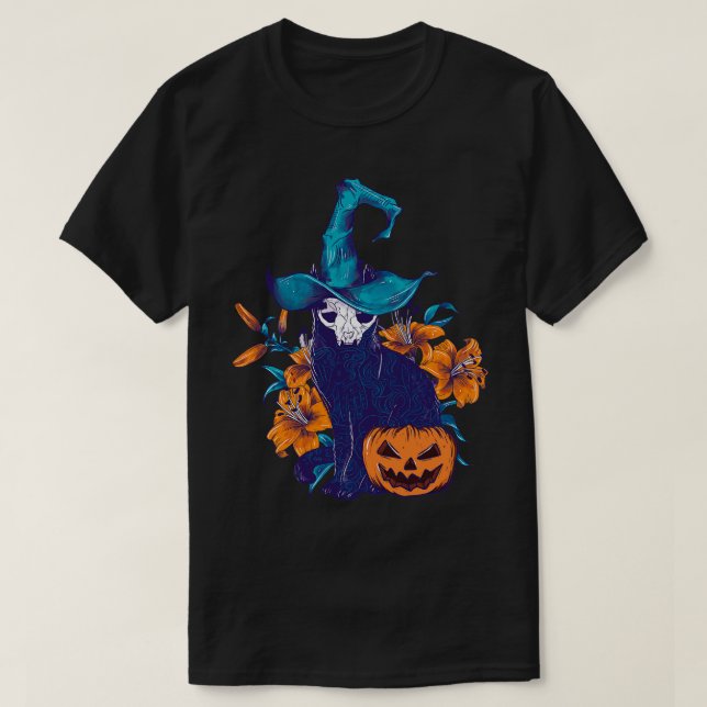 Camiseta Gato fantasmal 2 (Diseño del anverso)