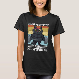 Camiseta Gato Felino Furrtástico Motivación Divertida Mujer