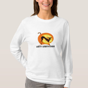 Camiseta Gato feliz de Halloween