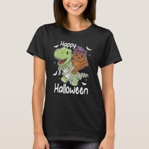 Camiseta Gato Feliz Halloween Mummy rex Gats Halloween