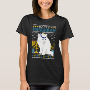 Camiseta Gato Feliz Hanukkah Fiesta Judía Feo Hanukkah Ch
