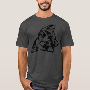 Camiseta Gato femenino lindo gato amante gatito gatito 