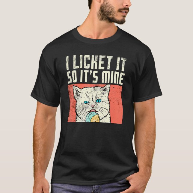 Camiseta Gato Fiesta De Helado De Pajama Que Me Lo Permití, (Anverso)