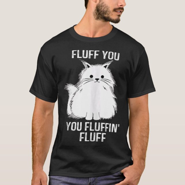 Camiseta Gato fino te arruina el gato gatito (Anverso)