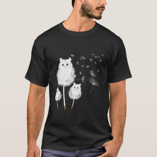 Camiseta Gato Flor de Diente de León Gato