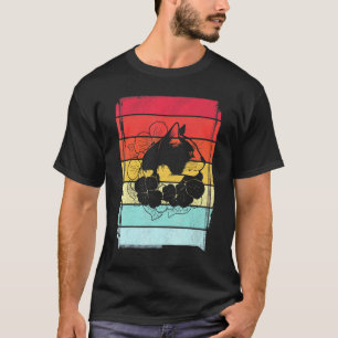 Camiseta Gato Floral Retro Tee Gato Papá Gato Gato Padres D