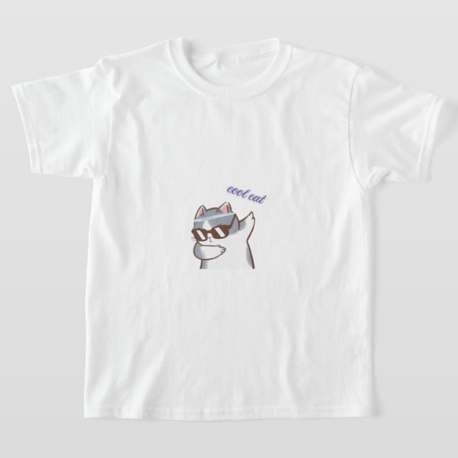 Camiseta gato fresco (Distribución)