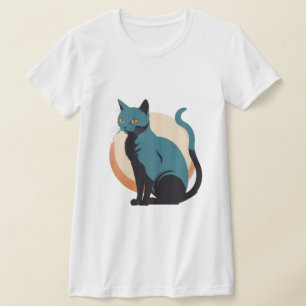 Camiseta Gato Fresco Vintage