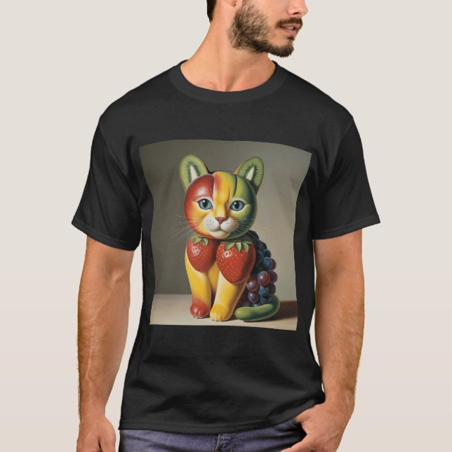 Camiseta Gato Fruta (Anverso)