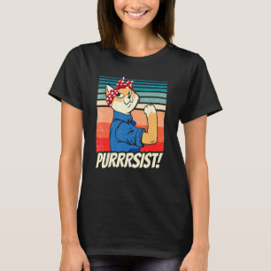 Camiseta Gato Fuerte Gimnasio De Levantamiento De Pesas Mot