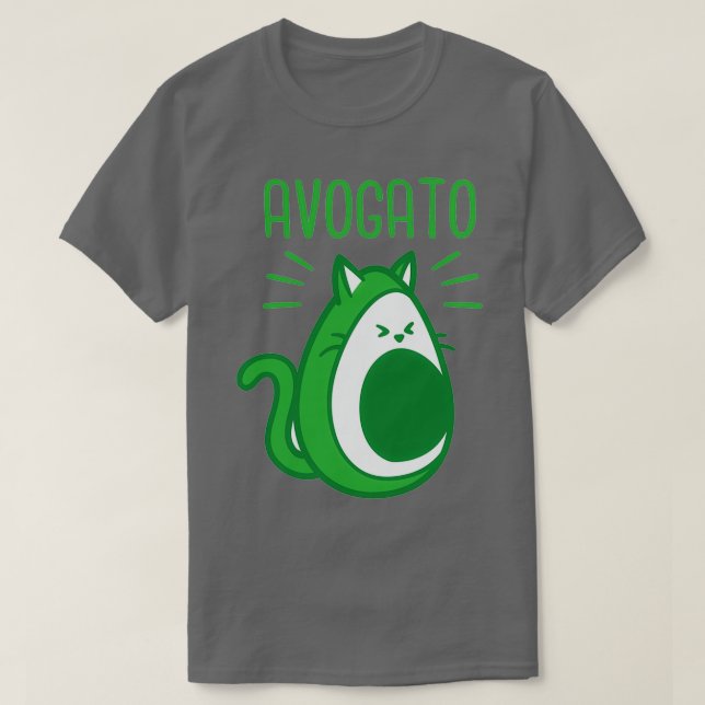Camiseta Gato Funny Aguacate Lover (Diseño del anverso)