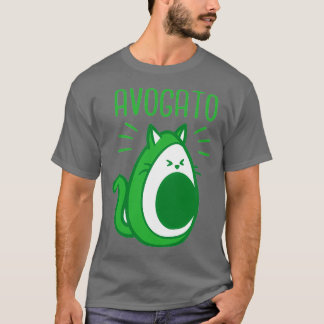 Camiseta Gato Funny Aguacate Lover