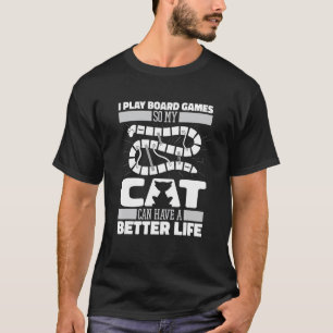 Camiseta Gato Gamer Dados Fantasía Familia Juegos Rpg Table