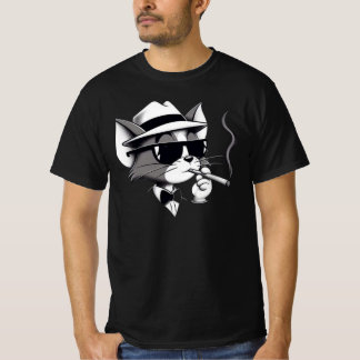 Camiseta Gato Gangsta Tom