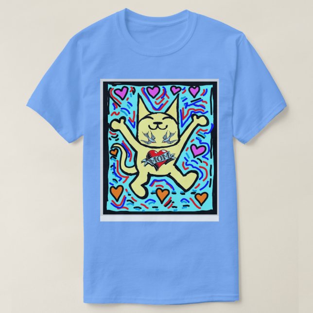 Camiseta Gato gatito (Diseño del anverso)