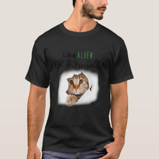 Camiseta Gato Gatito Alien Adorable Tela Amor Gatos Gato