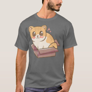 Camiseta Gato Gatito En Un Bo Cute Kawaii Anime Kawaii Japó