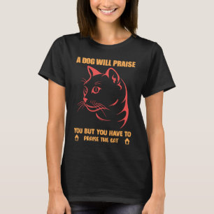 Camiseta gato gatito gatitos resaca alabanza al gato