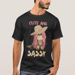 Camiseta Gato gatito gitano dulce y suave con peluca premiu