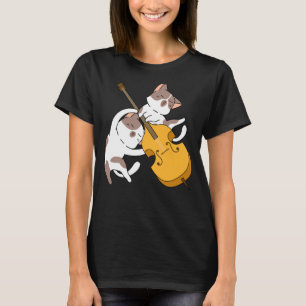 Camiseta Gato Gatito Jugando Cello Cat Cello Player Cellist