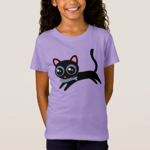 Camiseta Gato gatito lindo con pescado
