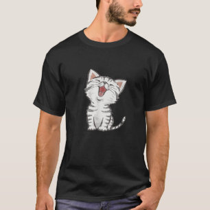 Camiseta Gato Gato Adorable Cute Kitten Yawt T Shirt