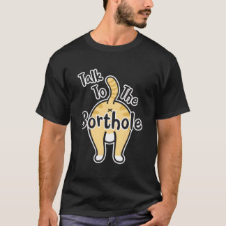 Camiseta Gato Gato Amante Diciendo Hablar Con El Borthole B