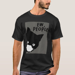 Camiseta Gato Gato Con Máscara De Cara Ew Gato 1