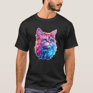 Camiseta Gato Gato Gatito Fluffy Lover, Gato Mamá, Gato Pap