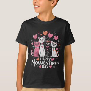 Camiseta Gato Gato Gatito Gatito Feliz Día de San Valentín 